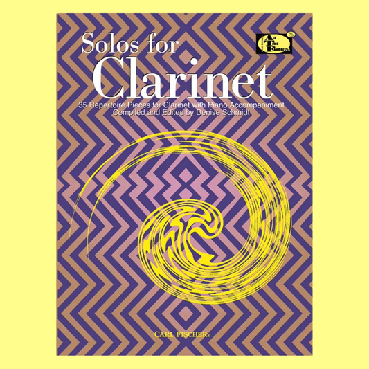 Carl Fischer - Solos For Clarinet Clarinet with Piano Book (35 Repertoire Pieces)