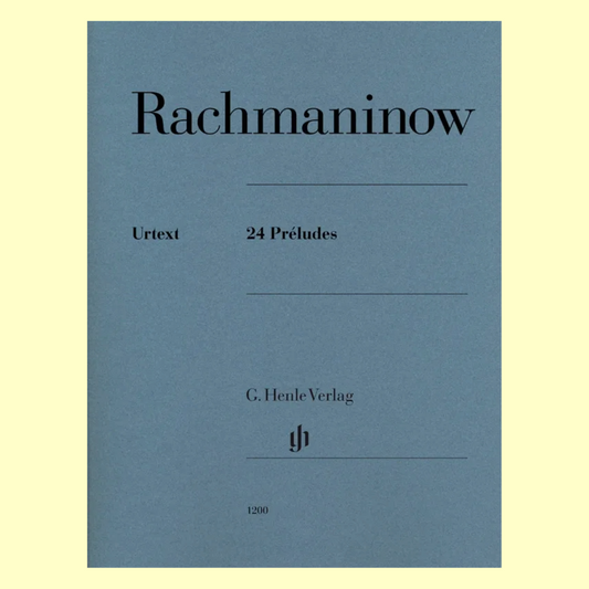 Sergei Rachmaninoff - 24 Preludes For Piano Book (Urtext Edition)