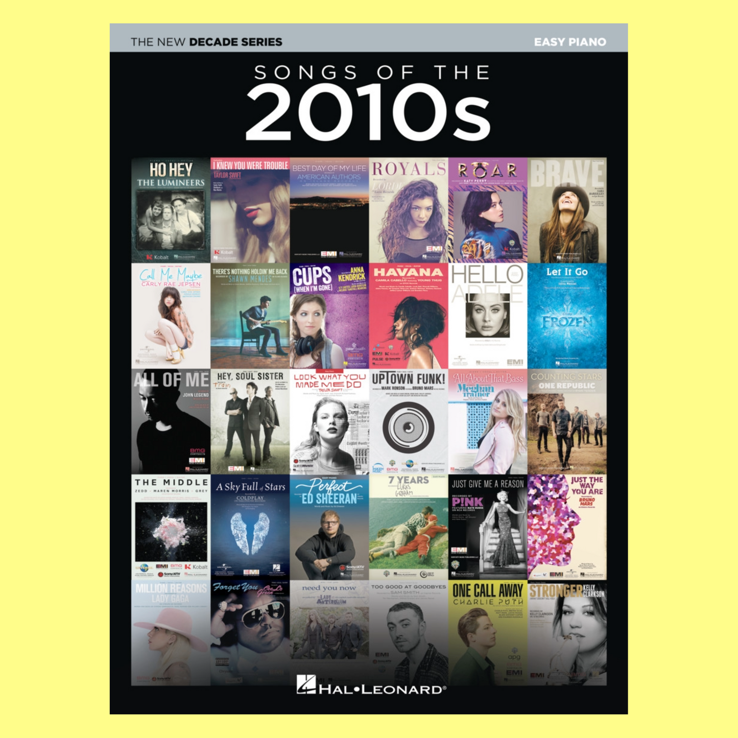 68 Hit Songs Of The 2010's - New Decade Easy Piano Series Book