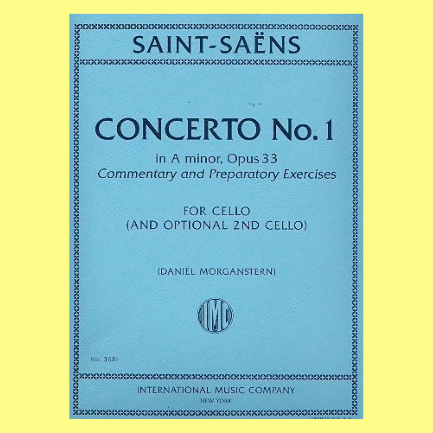 Camille Saint-Saens - Cello Concerto No 1 A Minor Opus 33 with Optional 2nd Cello Book