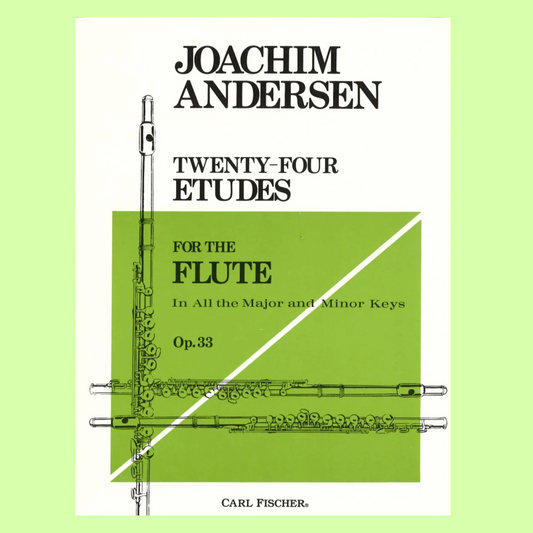 Joachim Andersen - Twenty Four Exercises for the Flute Op 33 Book