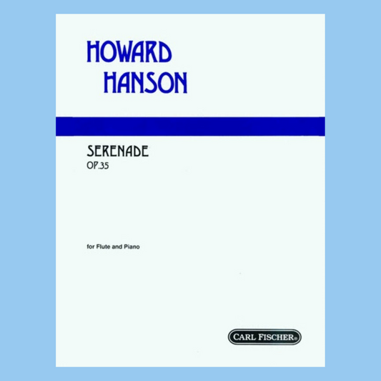 Howard Hanson - Serenade Op 35 Flute with Piano Book