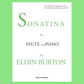 Eldin Burton - Sonatina For Flute with Piano Book
