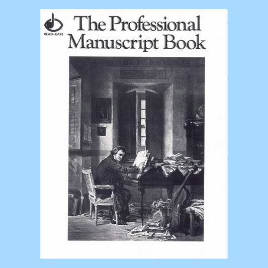 Alfreds Professional Manuscript Book - 12 stave - 58 Perforated Pages
