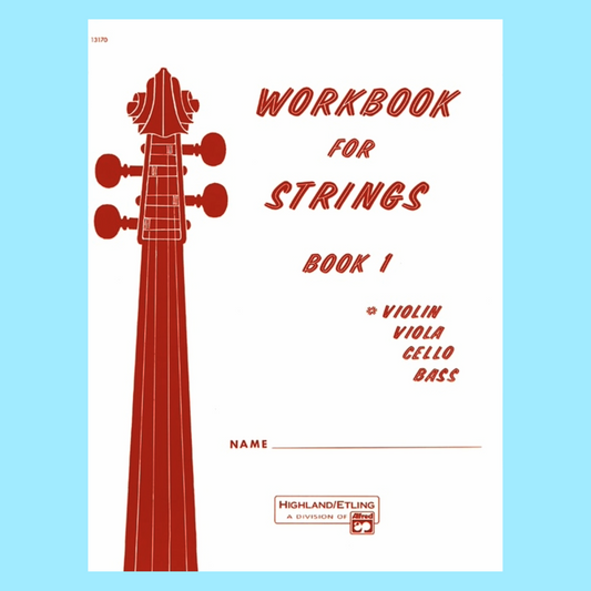 Workbook For Strings - Violin Book 1