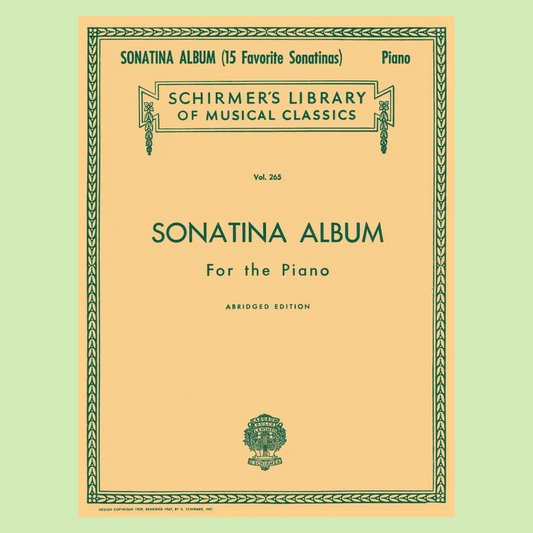 Sonatina Album For Piano Book (Abridged Edition)