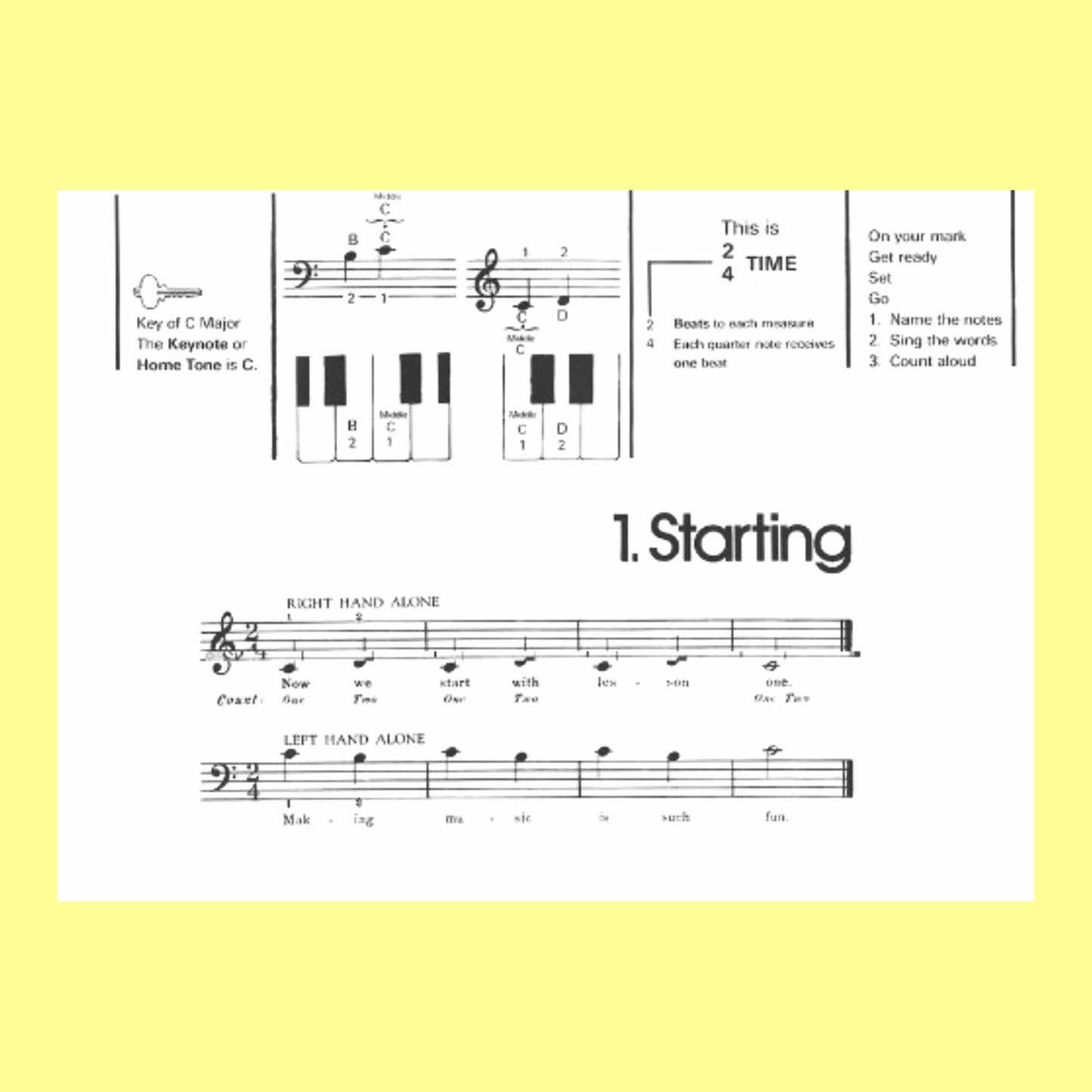 Eckstein Piano Course - Book 1