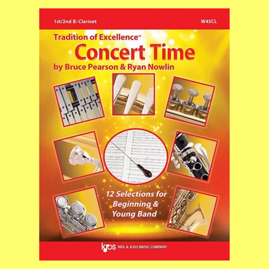 Tradition of Excellence - Concert Time Bb Clarinet Book