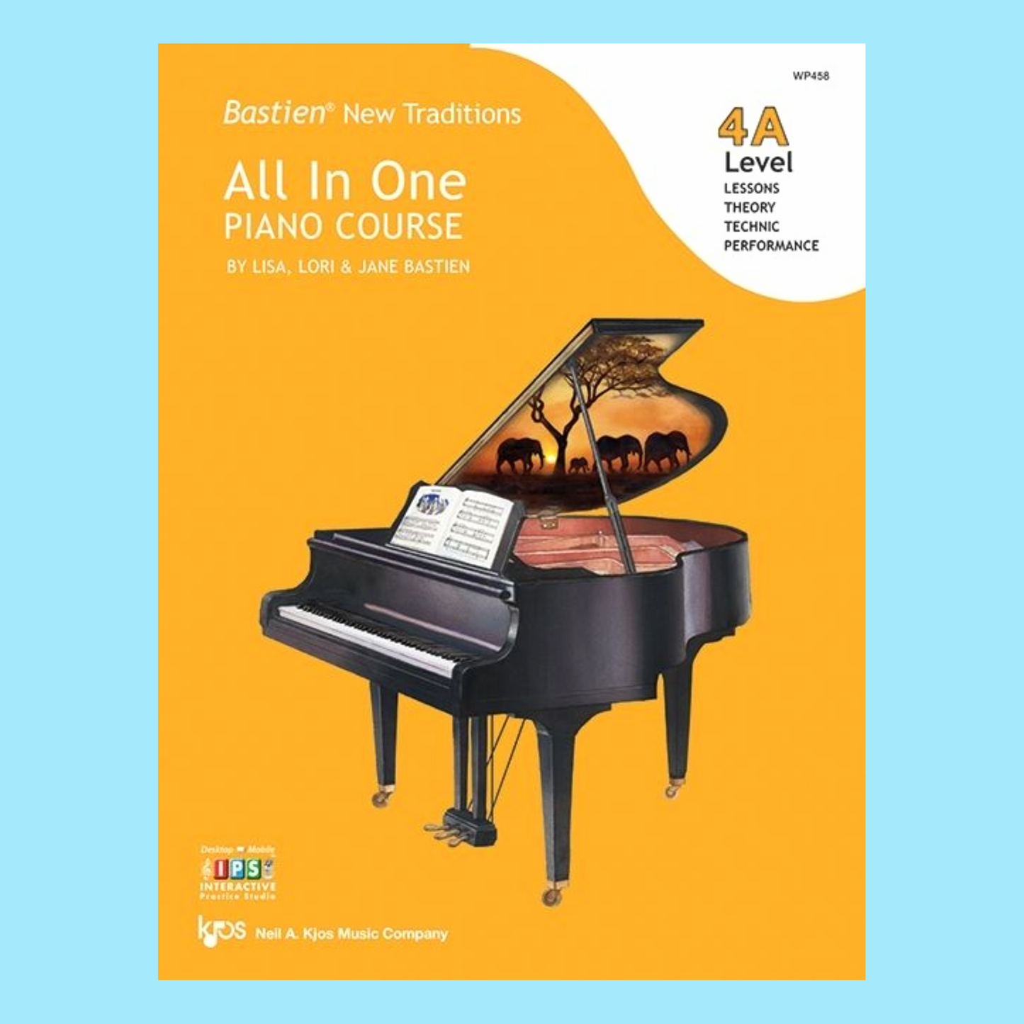 Bastien New Traditions - All In One Piano Course Level 4A Book