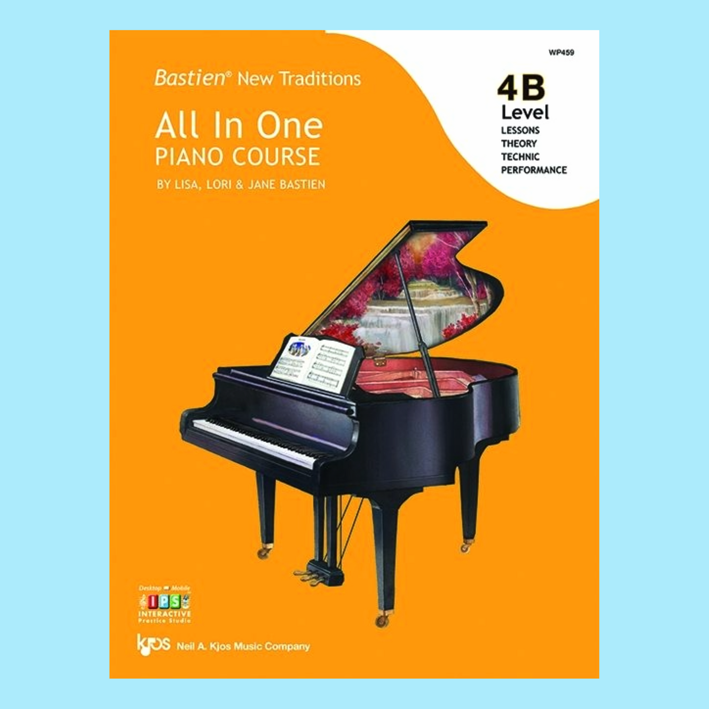Bastien New Traditions - All In One Piano Course Level 4B Book