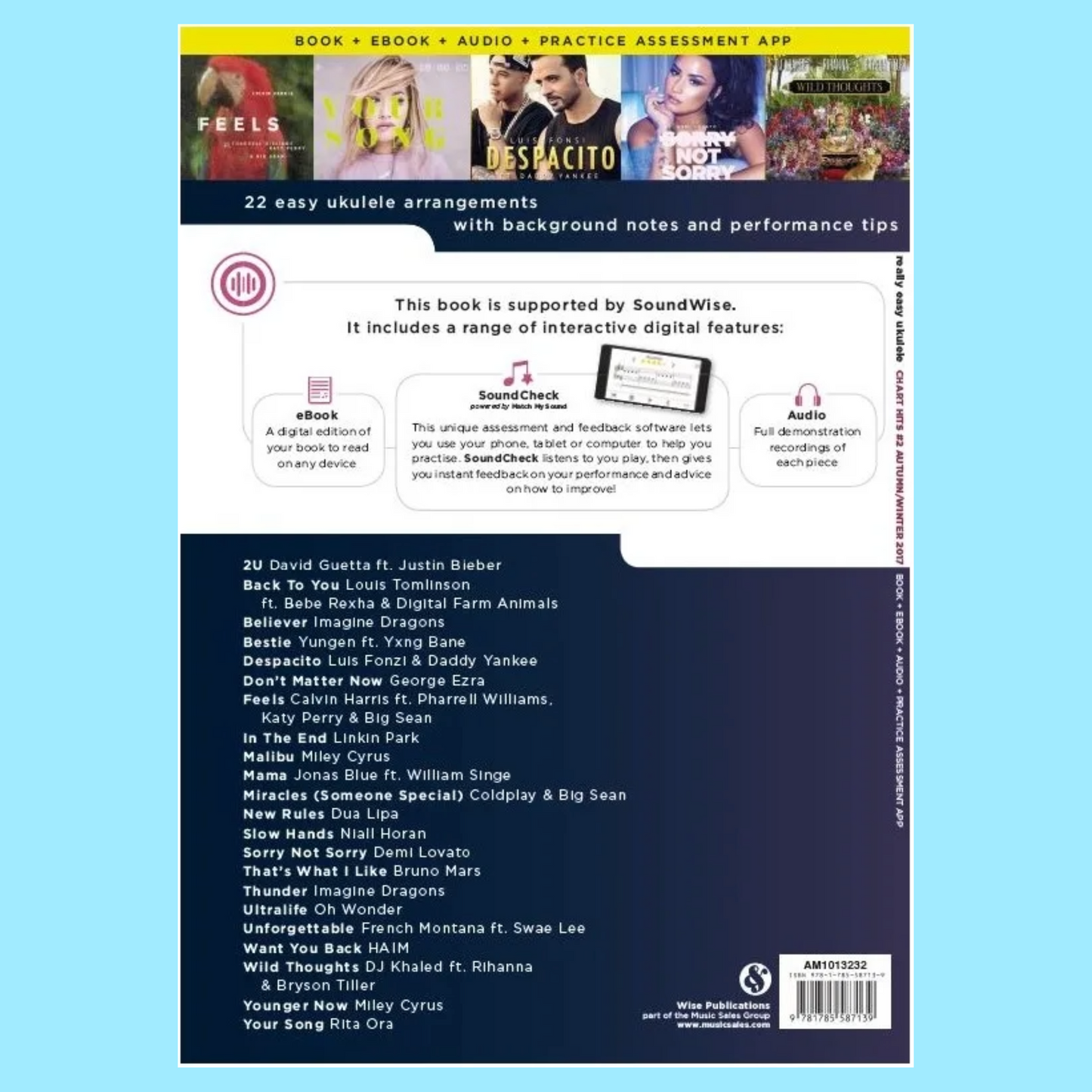 Really Easy Ukulele Chart Hits #2 Autumn/Winter 2017 Book (22 Songs)