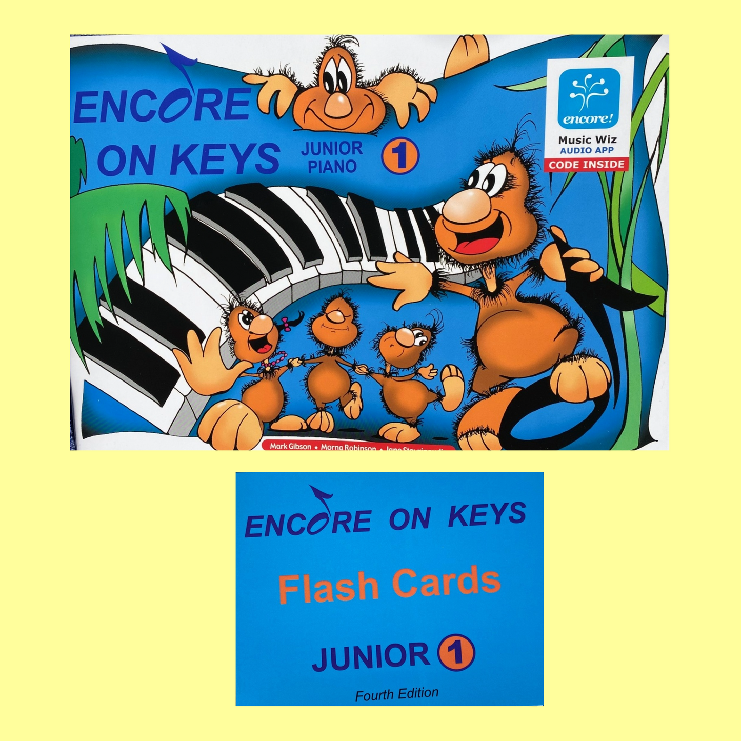 Encore On Keys - Junior Series Level 1 with Book/Audio/Flash Cards