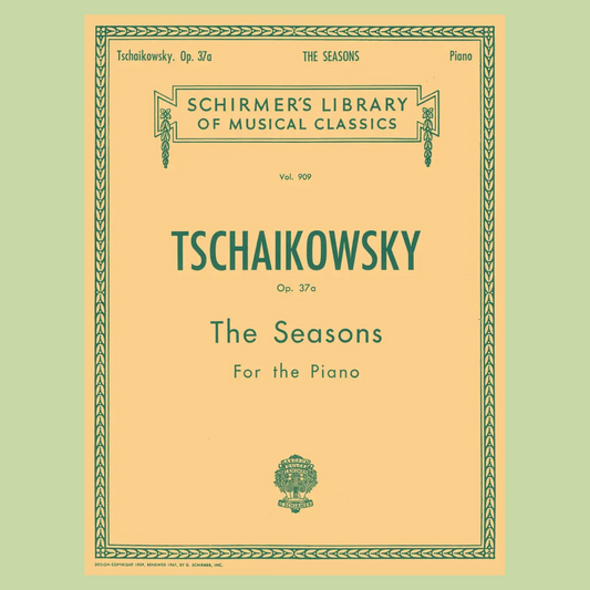 Tchaikovsky - The Seasons Op 37A For Piano Book