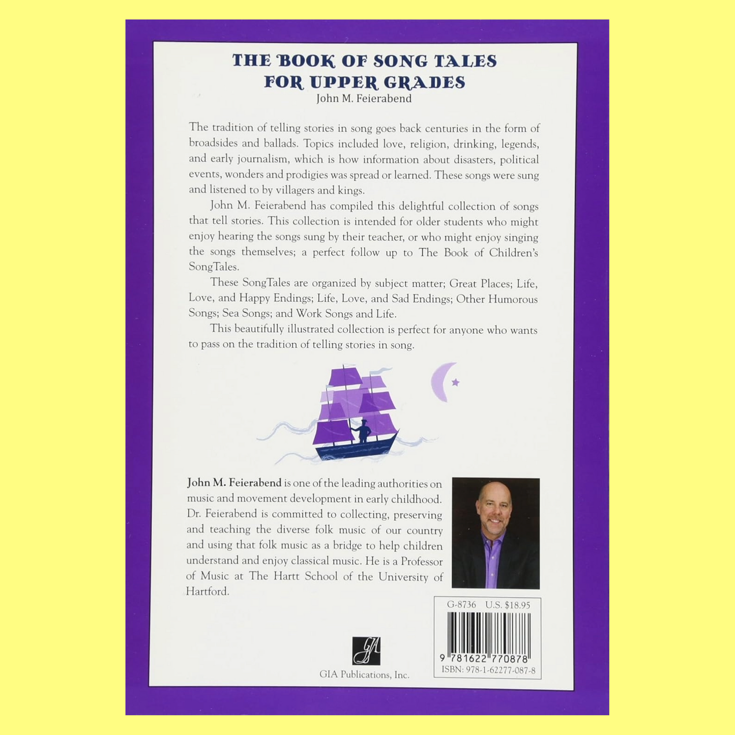 John Feierabend - Book Of Song Tales For Upper Grades (Classroom)