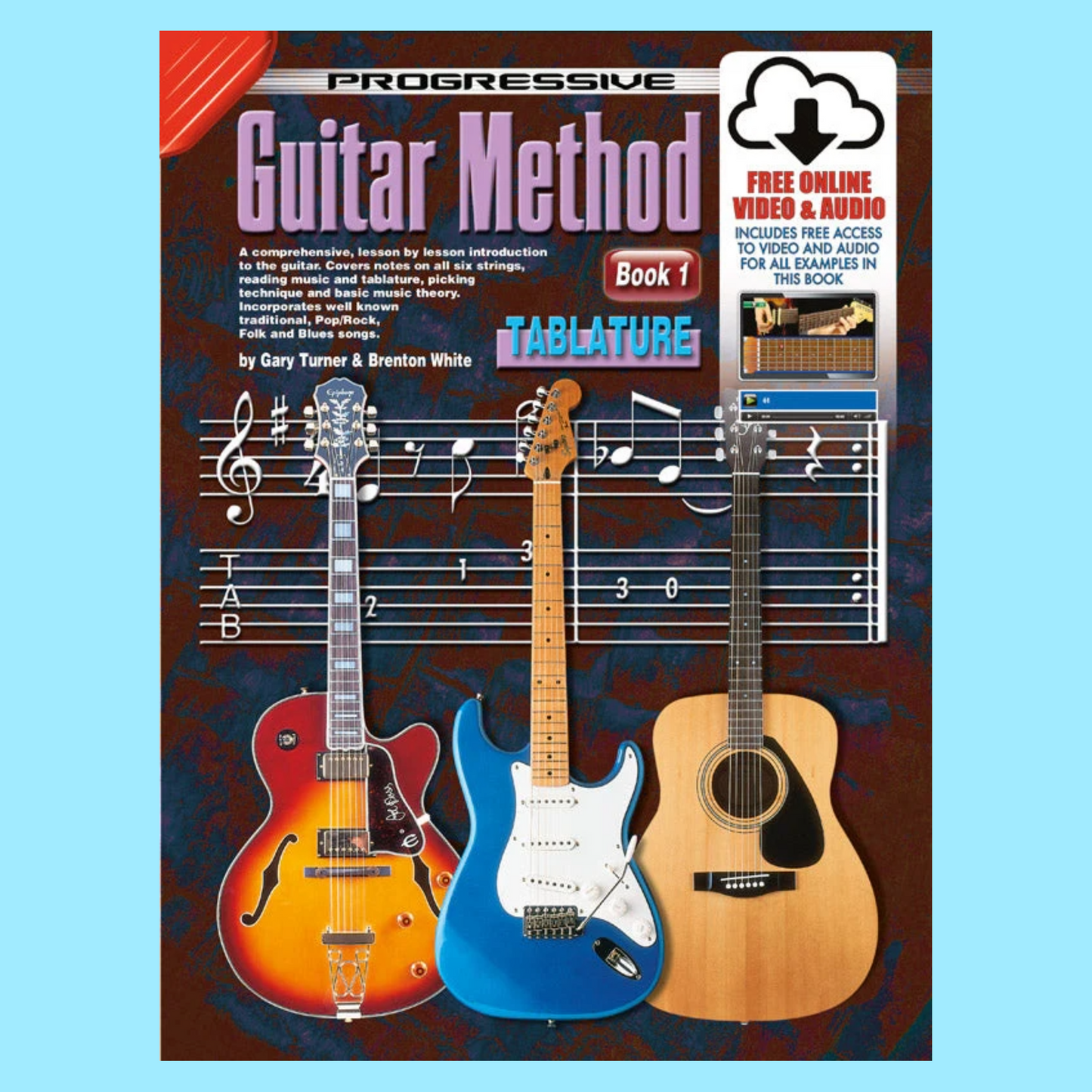 Progressive Guitar Method With Tab - Book 1 with Audio