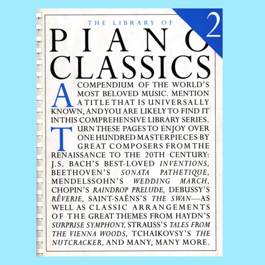 Library Of Piano Classics - Book 2 (100 Songs)