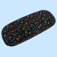 Glasses Case with Colourful Notes and Clefs with Matching Microfibre Cloth