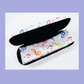 Glasses Case with Colourful Notes and Clefs with Matching Microfibre Cloth