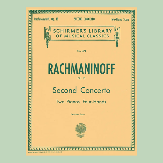 Rachmaninoff - Piano Concerto No 2 Op 18 Book (2 Piano/ 4 Hands)