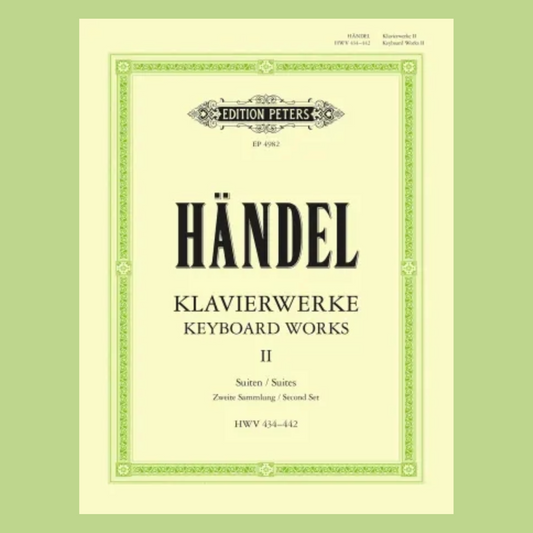 Handel - Keyboard Works Volume 2 - Suites 9 HWC 434-442 Urtext Book