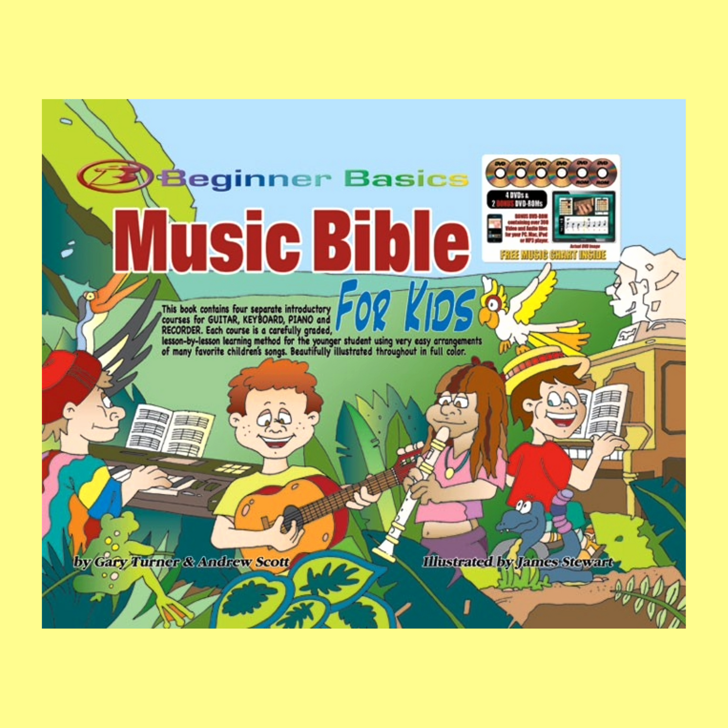 Beginner Basics Music Bible For Kids (Book/DVD)