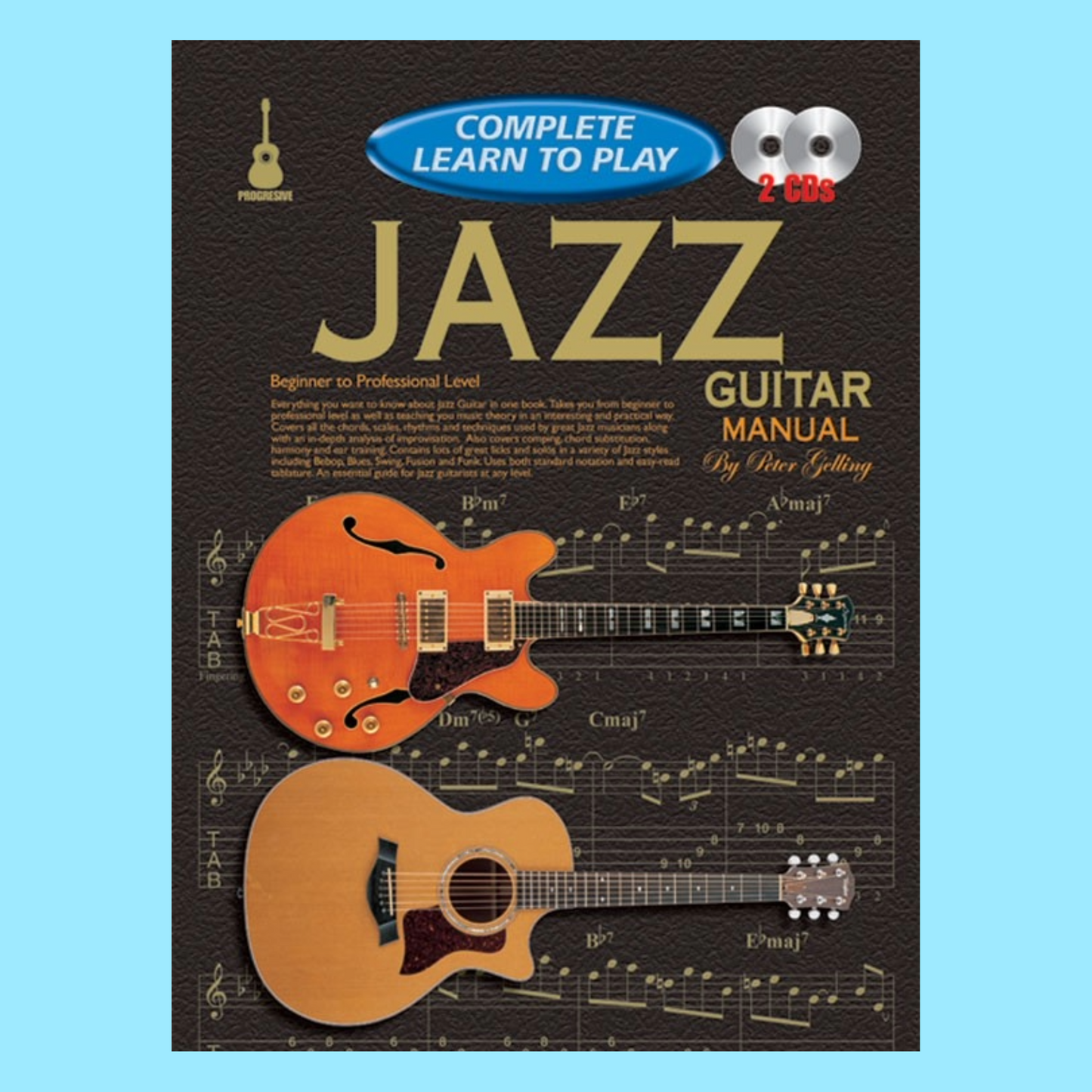 Progressive Complete Learn To Play Jazz Guitar Manual Book/Audio