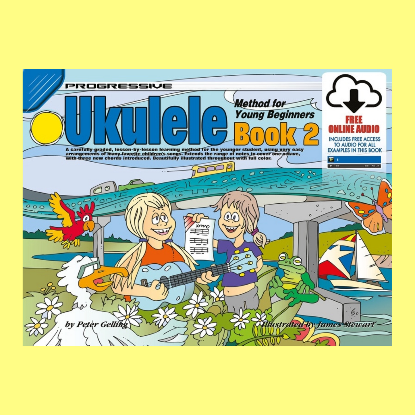 Progressive Ukulele Method For Young Beginners - Book 2 (Book/Ola)