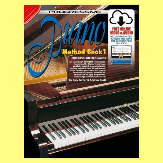 Progressive Piano Method Book 1 (Book/Ola)