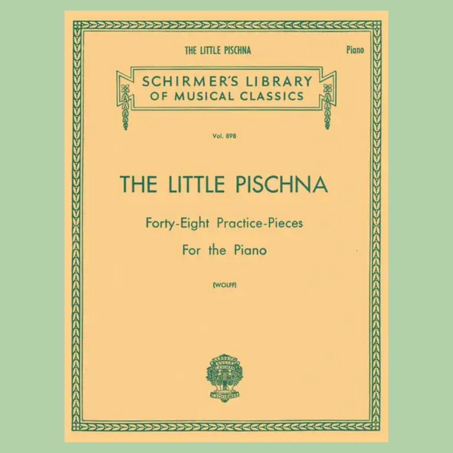 The Little Pischna - 48 Practice Pieces Piano Book