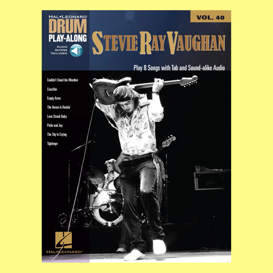 Stevie Ray Vaughan - Drum Play Along Volume 40 Book/Ola