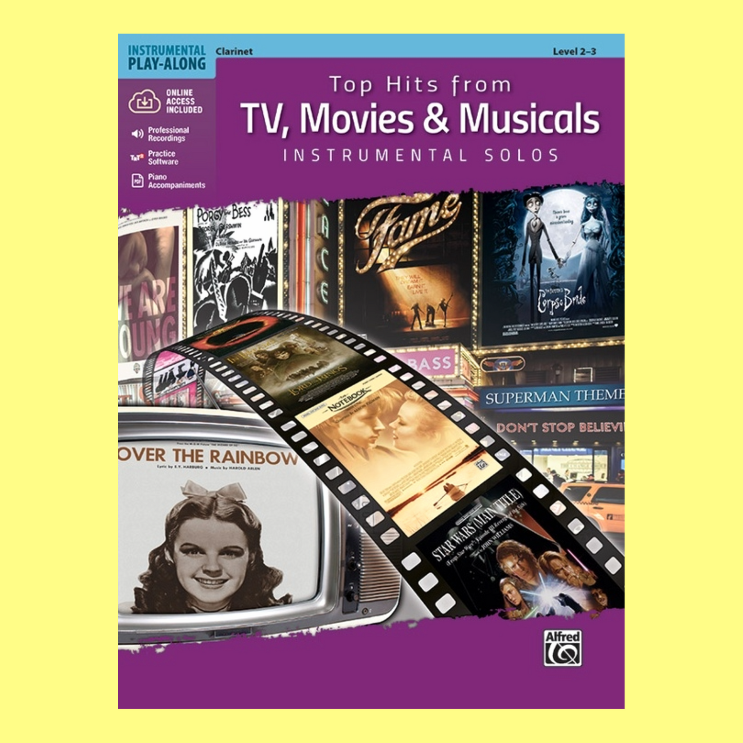Top Hits From TV, Movies & Musicals Clarinet Book/Ola