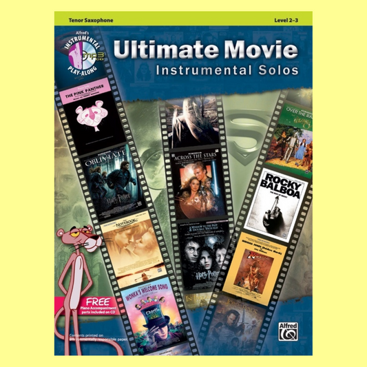Ultimate Movie Instrumental Solos Tenor Saxophone Book/Audio