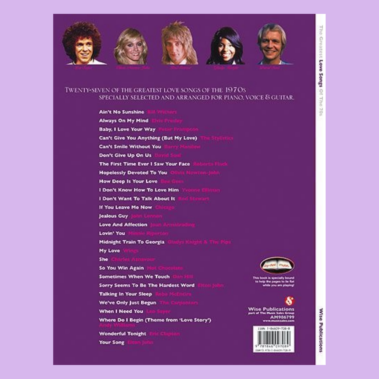 Greatest Love Songs Of The 70S - Piano/Vocal/Guitar Songbook (27 Songs)
