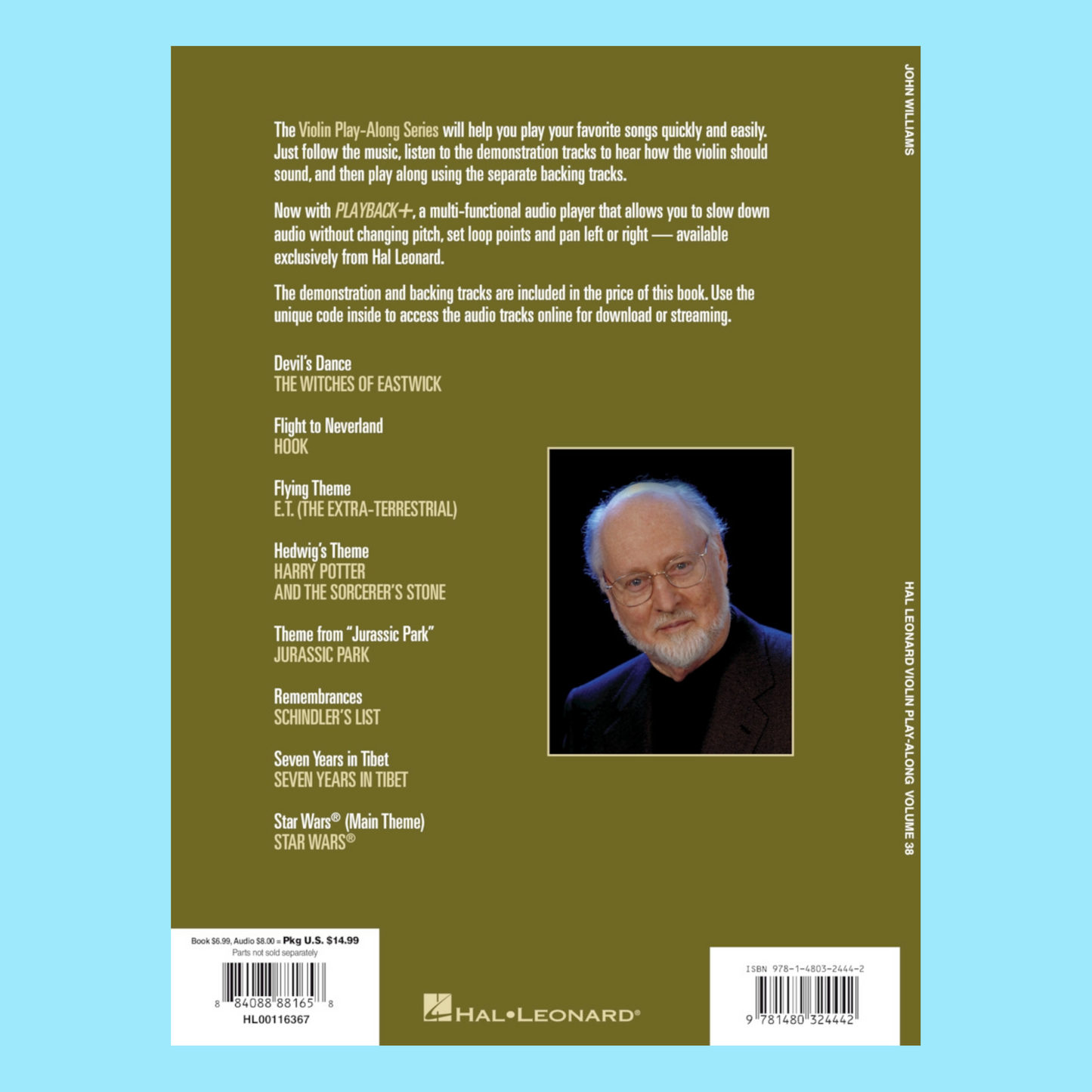 John Williams - Violin Play Along Volume 38 Book/Ola