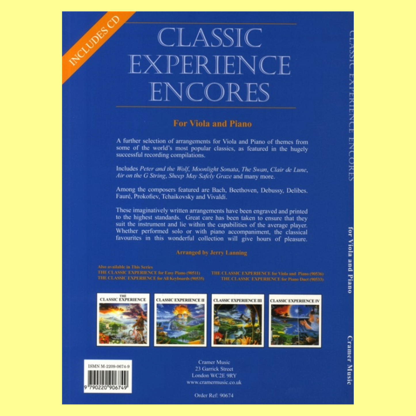 Classic Experience Encores - Viola with Piano Book/Audio