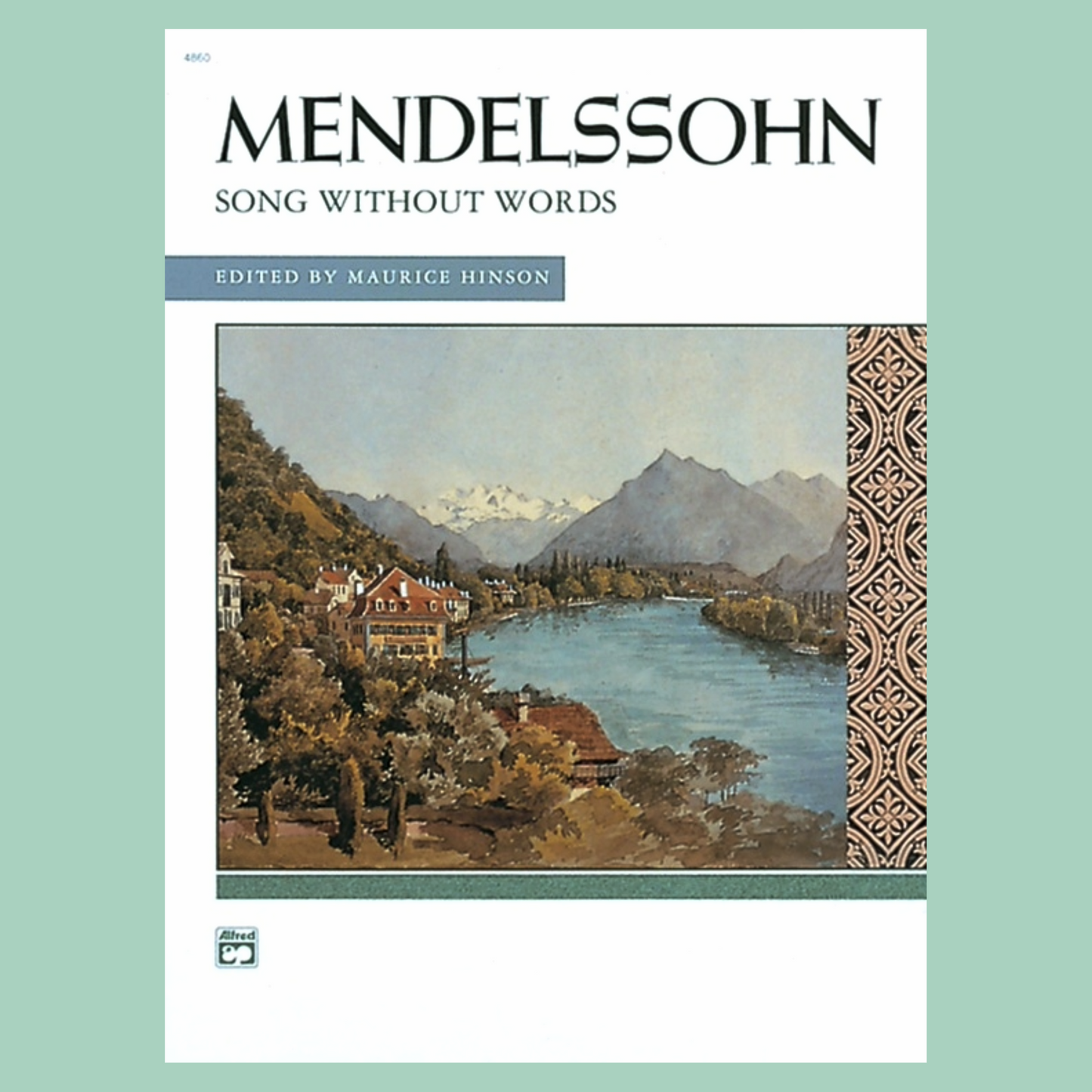 Mendelssohn - Songs Without Words For Piano Book