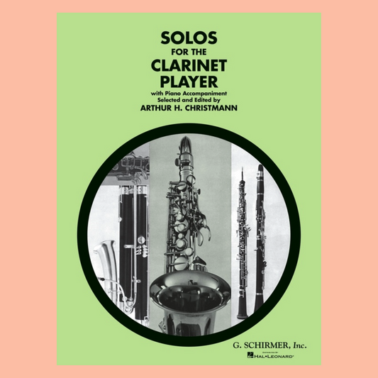 Solos For The Clarinet Player Clarinet Book with Piano Accompaniments