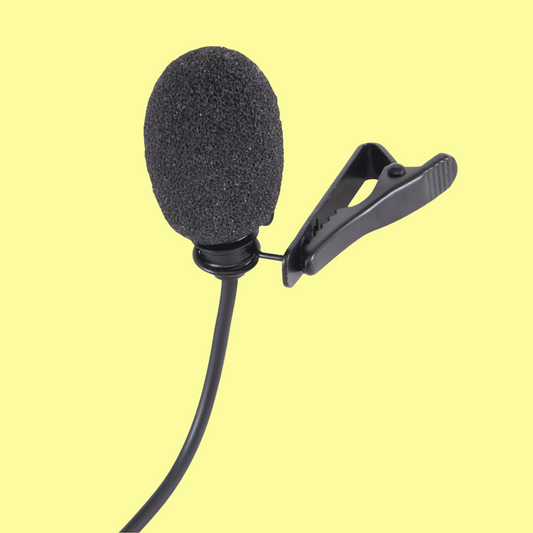 Eikon Omni Lavalier Condenser Microphone with Black Mini Jack Connector