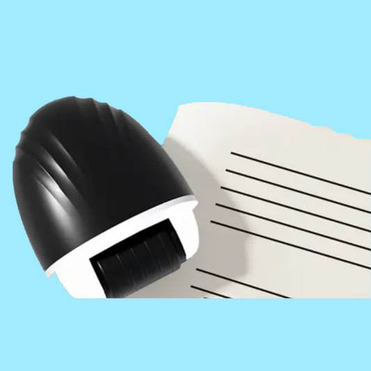 5 Stave Ink Roller Stamp (6.5cm) - Black