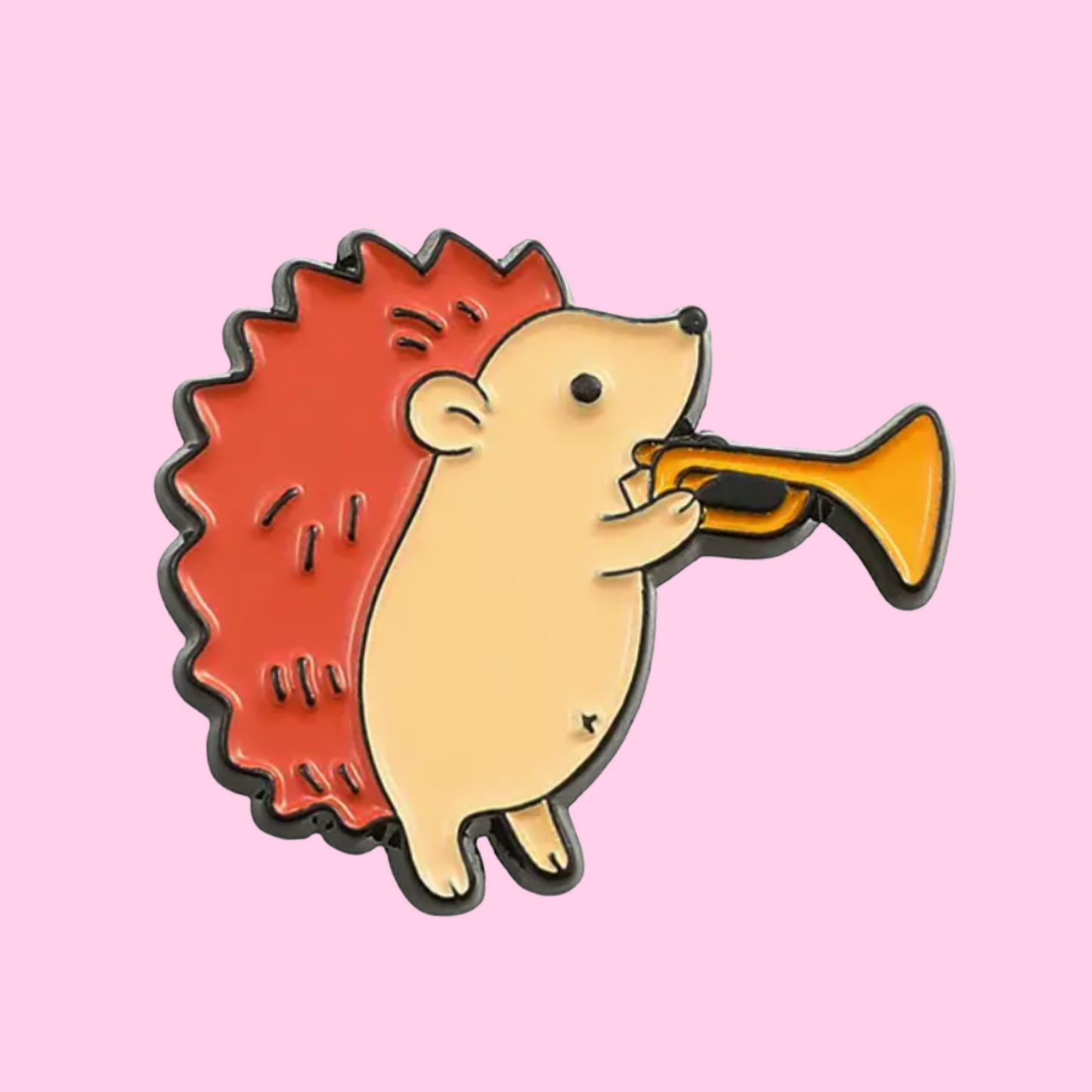 Hedgehog Harmony Trio - Enamel Pins (3 Pin Set)