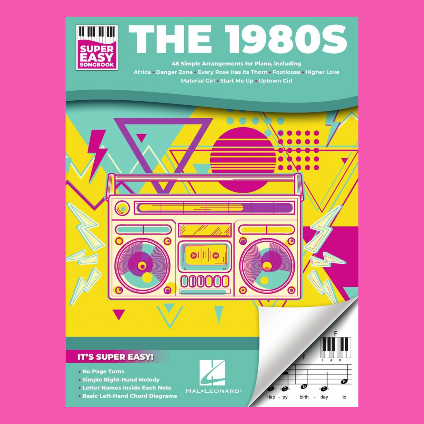 The 1980's Super Easy Songbook (46 Songs)