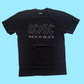 ACDC - Black in Black Logo T-Shirt (Small - XXL) - 100% Cotton