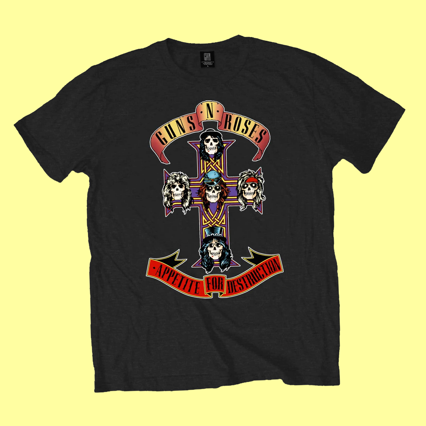 Guns n Roses Appetite for Destruction T-Shirt (Small - XXL) - 100% Cotton