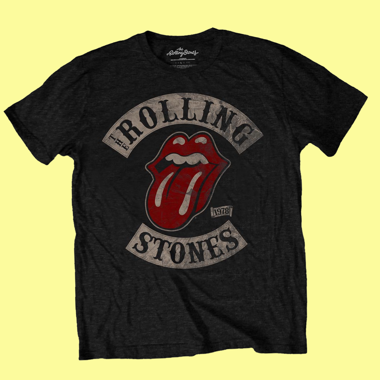 The Rolling Stones 1978 T-Shirt (Small - XXL) - 100% Cotton