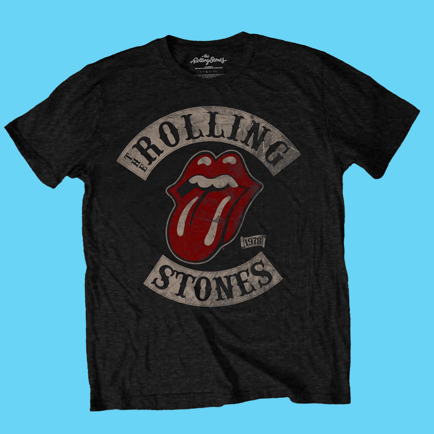 The Rolling Stones 1978 T-Shirt (Small - XXL) - 100% Cotton