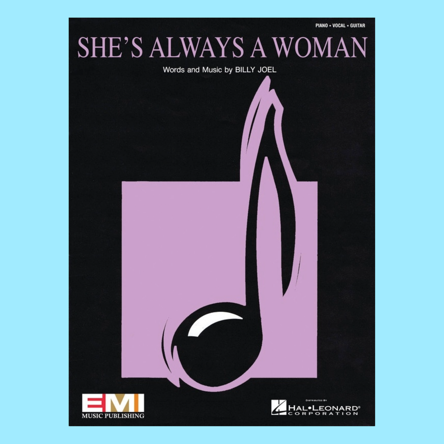 Billy Joel - She's Always A Woman Piano Vocal Guitar Sheet Music