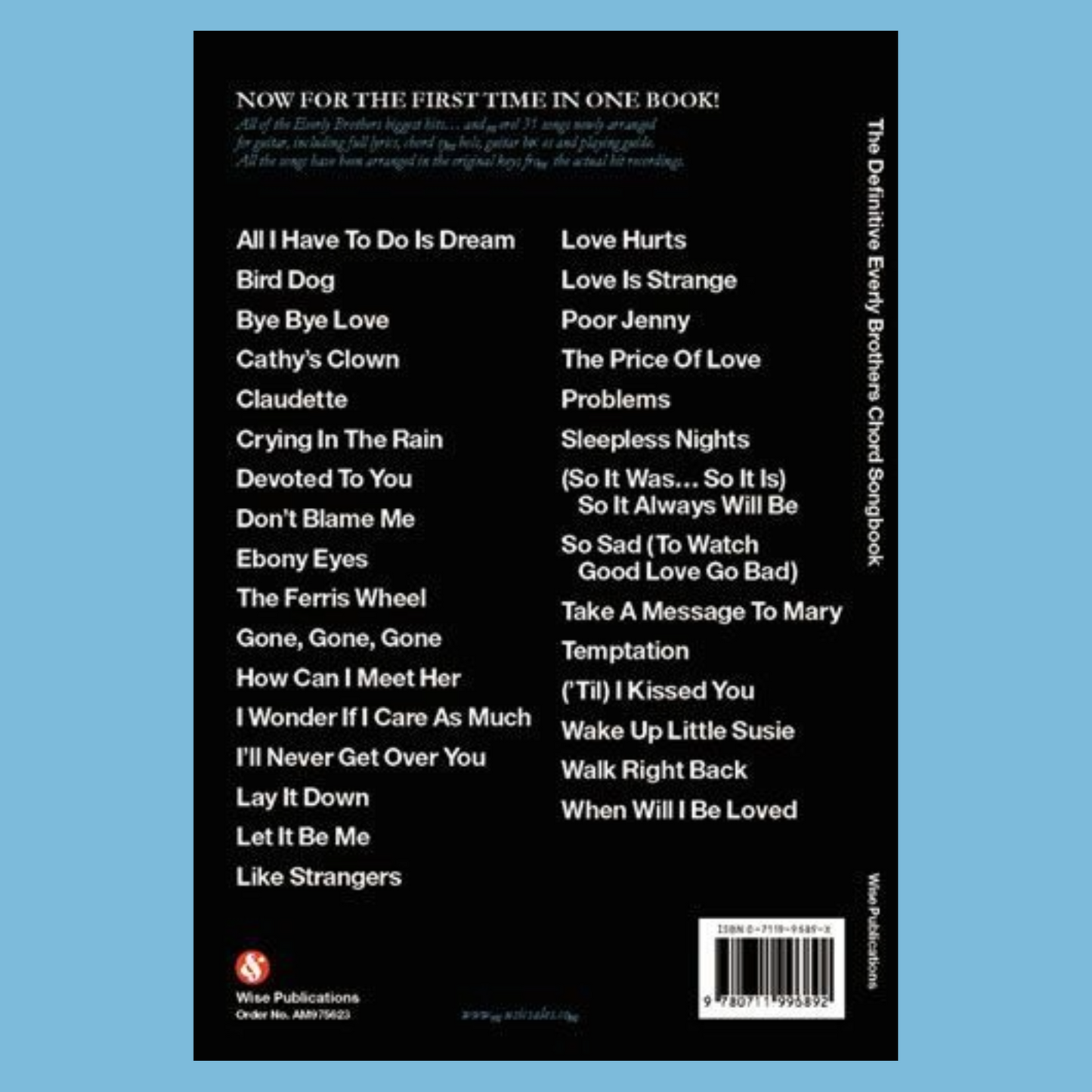 The Definitive Everly Brothers Chord Songbook (31 Songs)