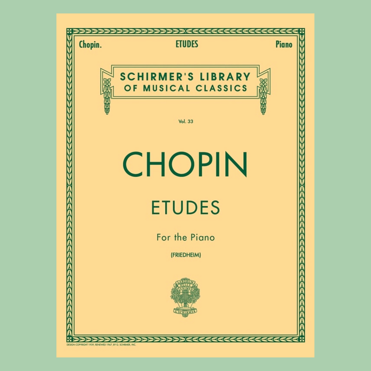 Chopin - Etudes For Piano Book