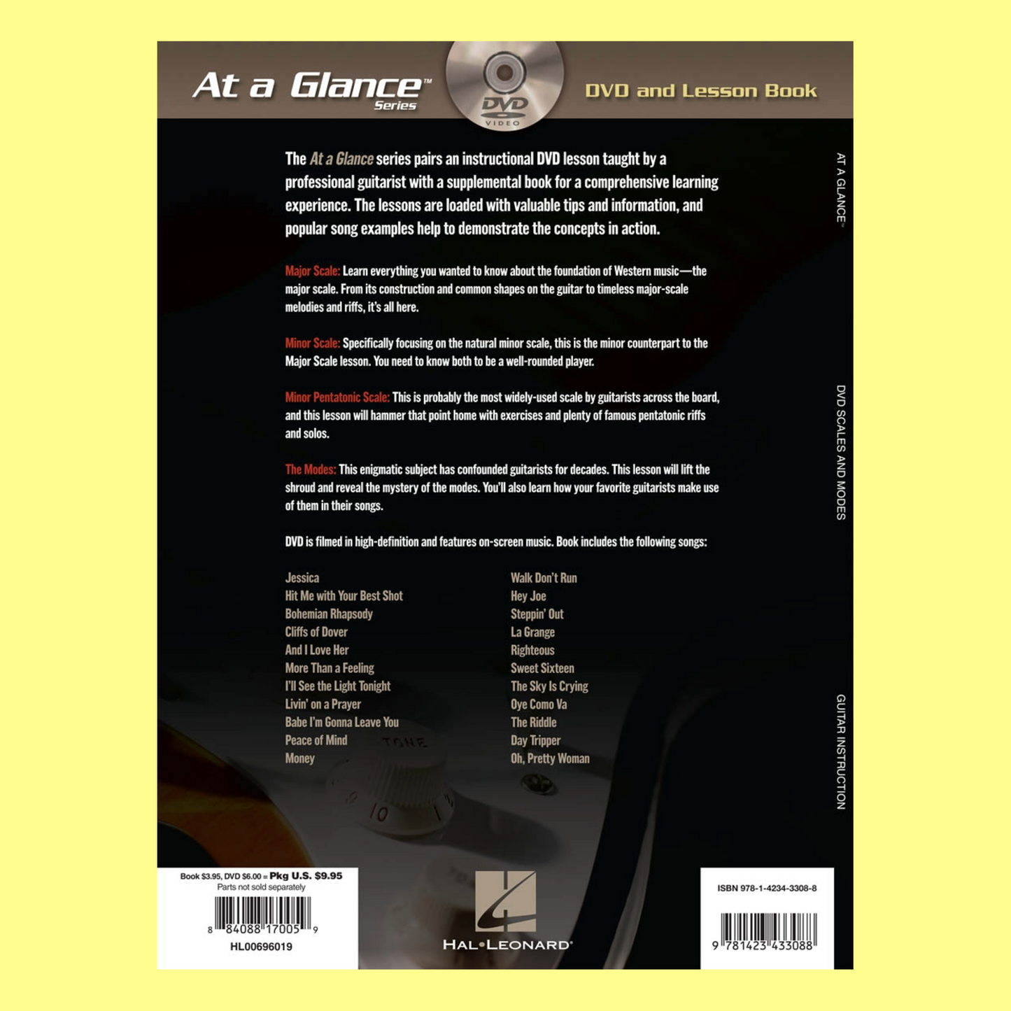 At A Glance Guitar Scales And Modes Book/Dvd