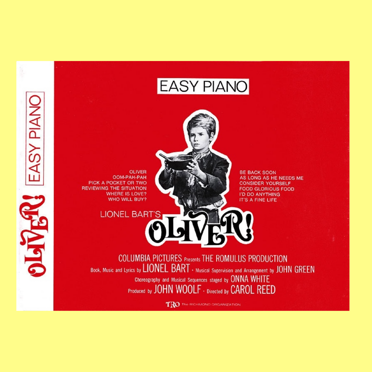Oliver - For Easy Piano Book
